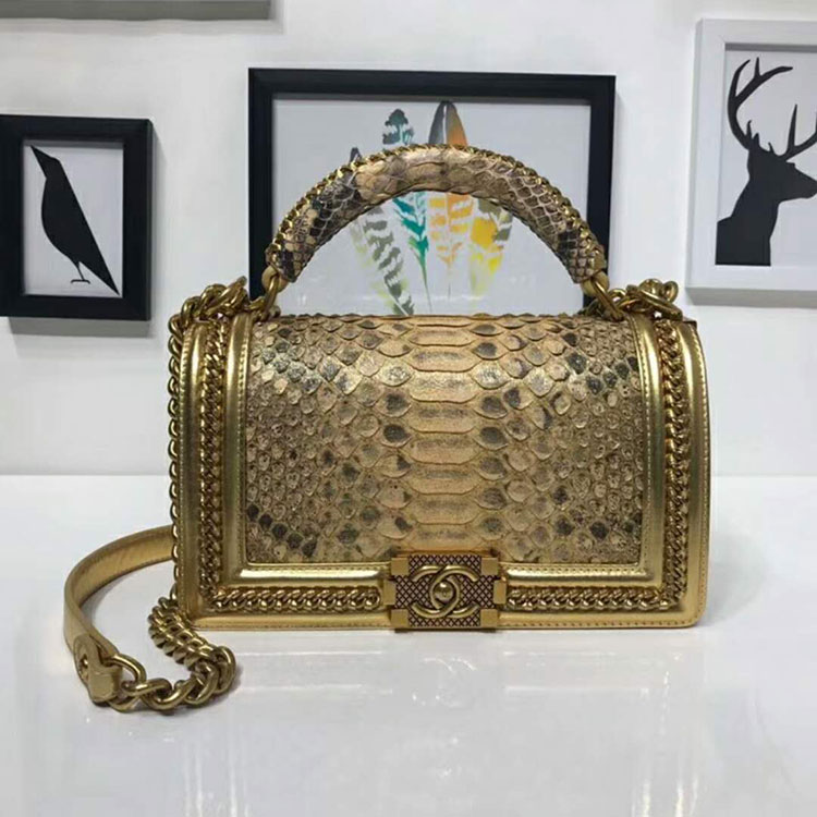 2018 Chanel LeBoy Tote Shoulder Bag