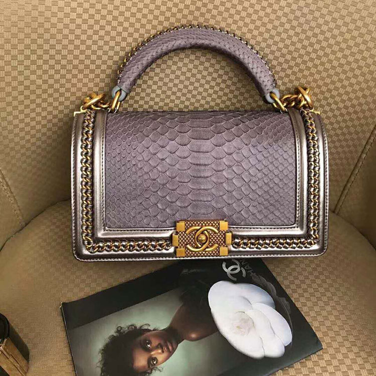 2018 Chanel LeBoy Tote Shoulder Bag