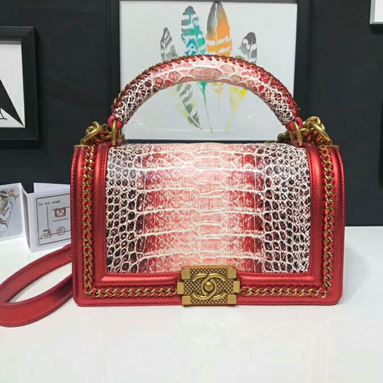 2018 Chanel LeBoy Tote Shoulder Bag