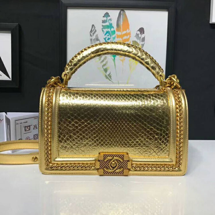 2018 Chanel LeBoy Tote Shoulder Bag