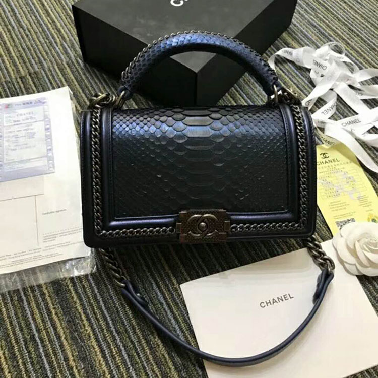 2018 Chanel LeBoy Tote Shoulder Bag