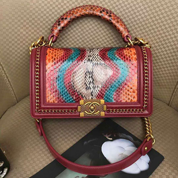 2018 Chanel LeBoy Tote Shoulder Bag