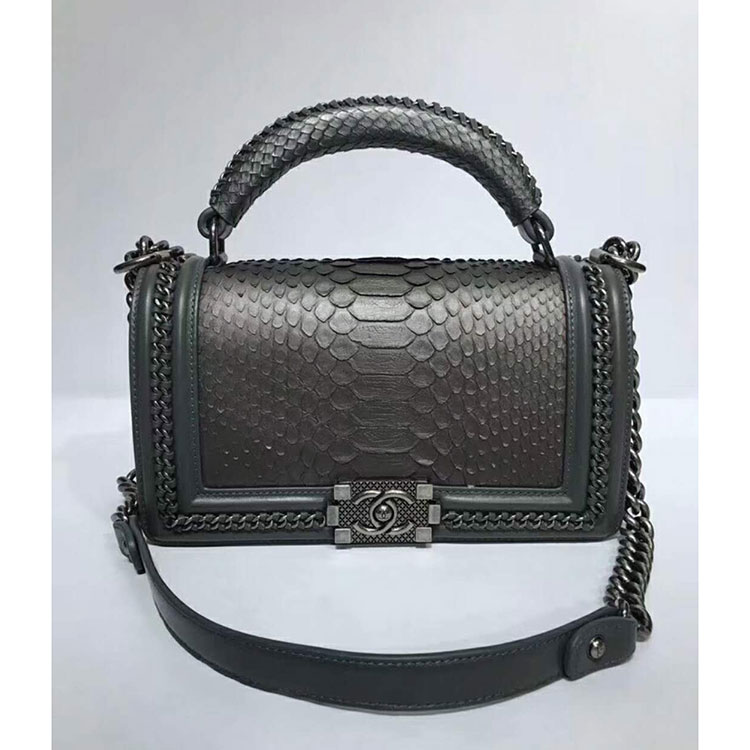 2018 Chanel LeBoy Tote Shoulder Bag