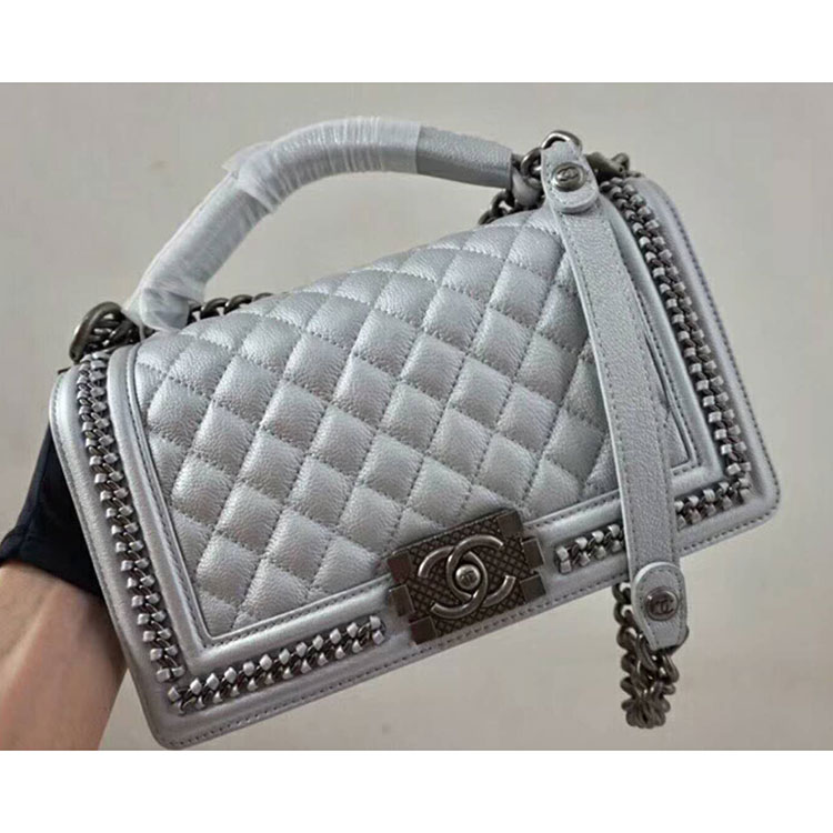 2018 Chanel LeBoy Tote Shoulder Bag