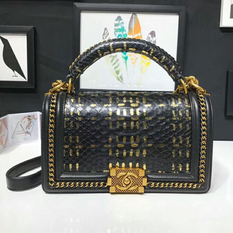 2018 Chanel LeBoy Tote Shoulder Bag