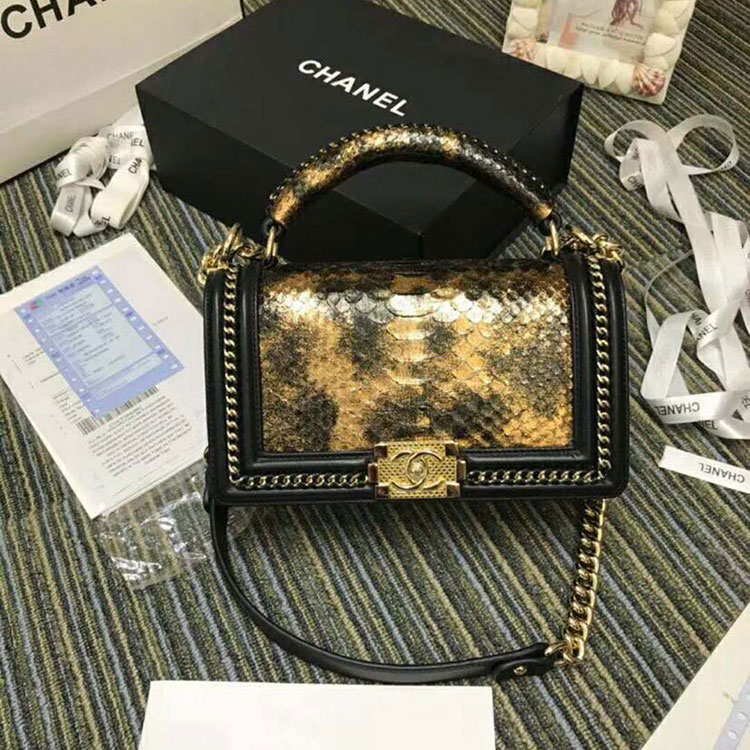 2018 Chanel LeBoy Tote Shoulder Bag