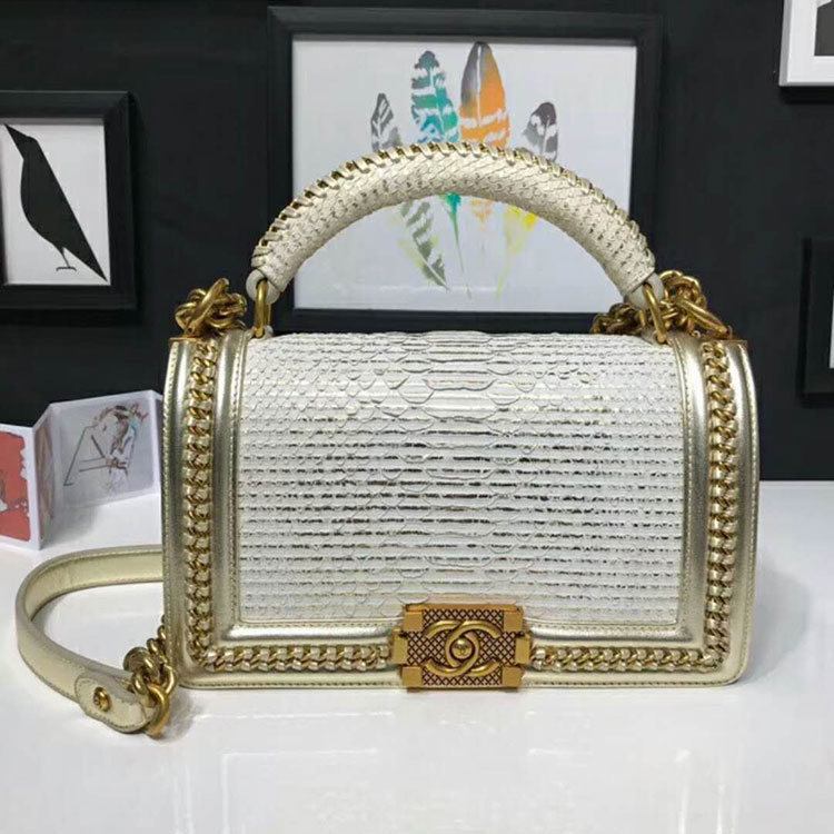 2018 Chanel LeBoy Tote Shoulder Bag