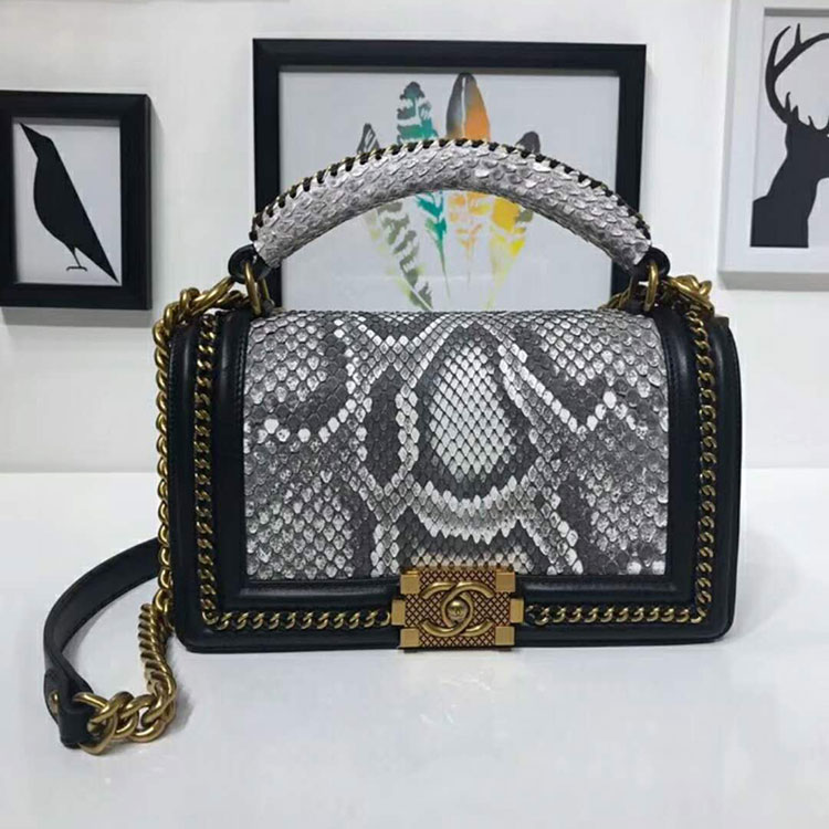 2018 Chanel LeBoy Tote Shoulder Bag