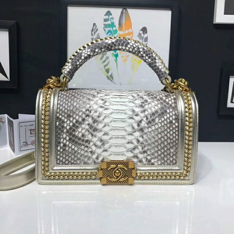 2018 Chanel LeBoy Tote Shoulder Bag