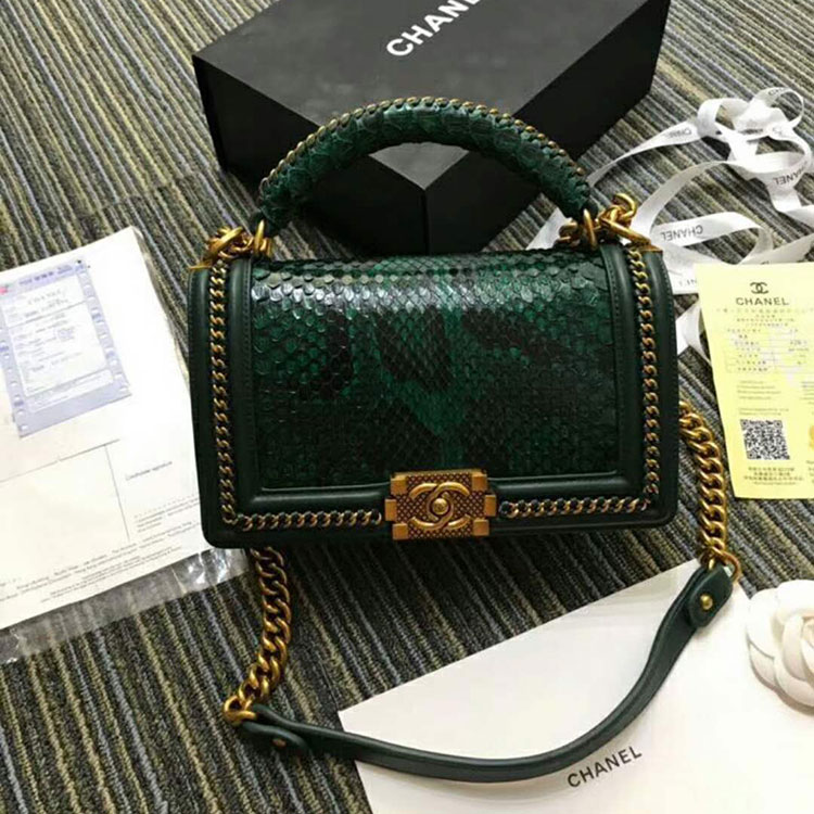 2018 Chanel LeBoy Tote Shoulder Bag