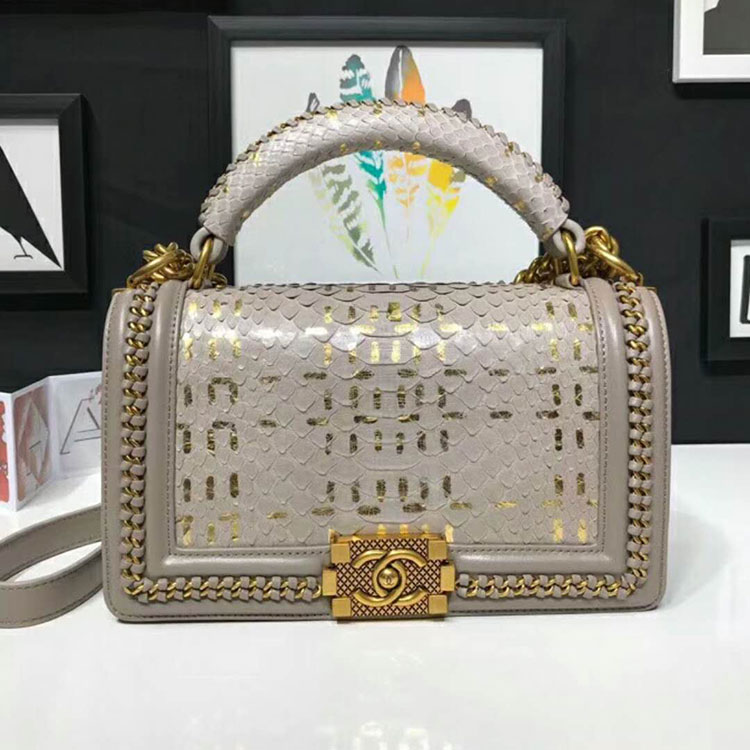 2018 Chanel LeBoy Tote Shoulder Bag