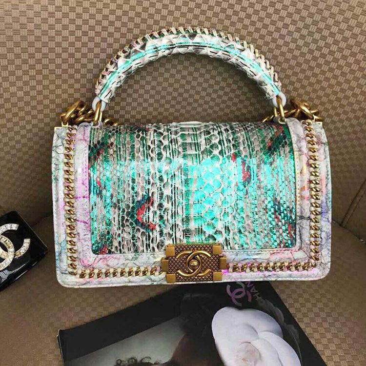 2018 Chanel LeBoy Tote Shoulder Bag