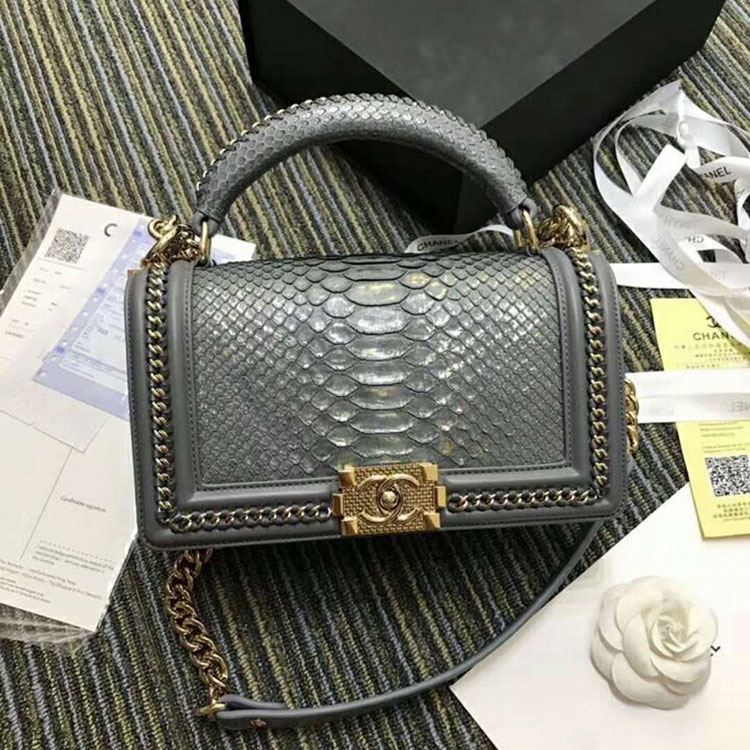 2018 Chanel LeBoy Tote Shoulder Bag