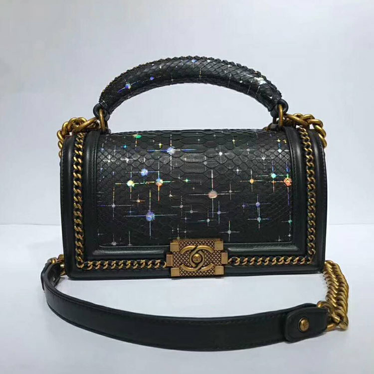 2018 Chanel LeBoy Tote Shoulder Bag