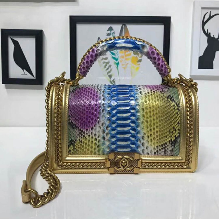 2018 Chanel LeBoy Tote Shoulder Bag