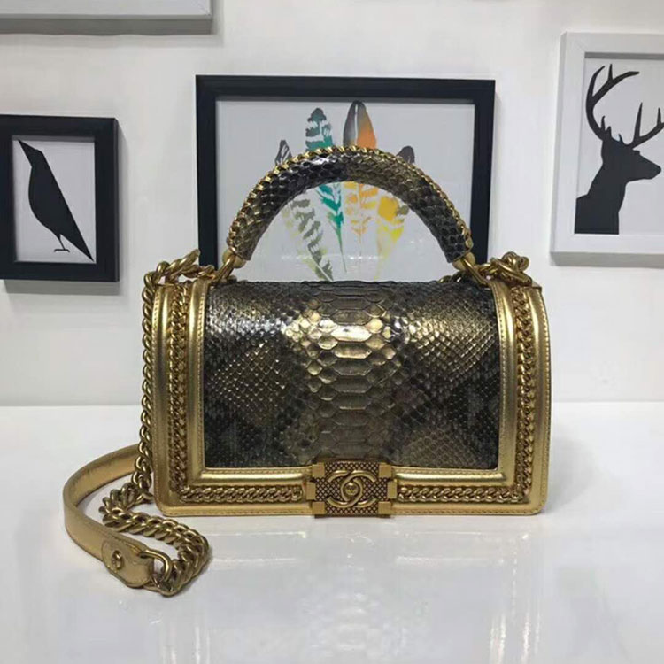 2018 Chanel LeBoy Tote Shoulder Bag