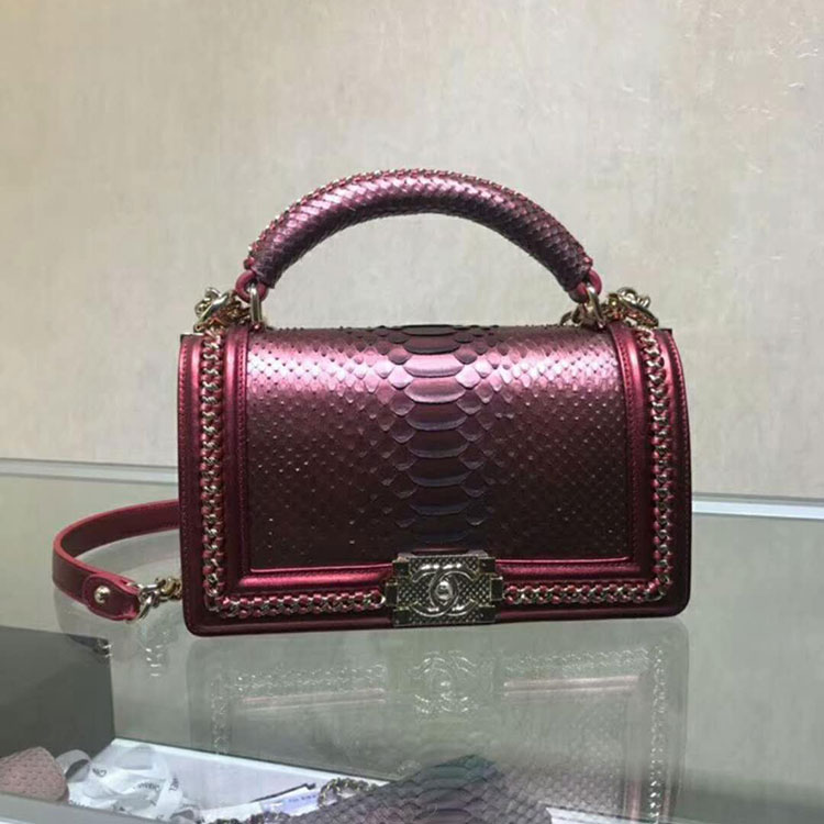 2018 Chanel LeBoy Tote Shoulder Bag