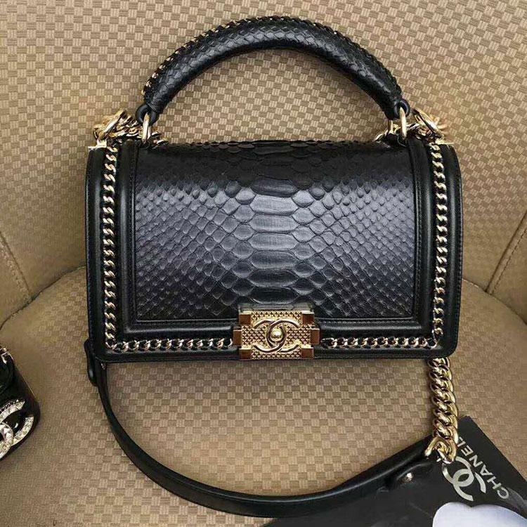 2018 Chanel LeBoy Tote Shoulder Bag