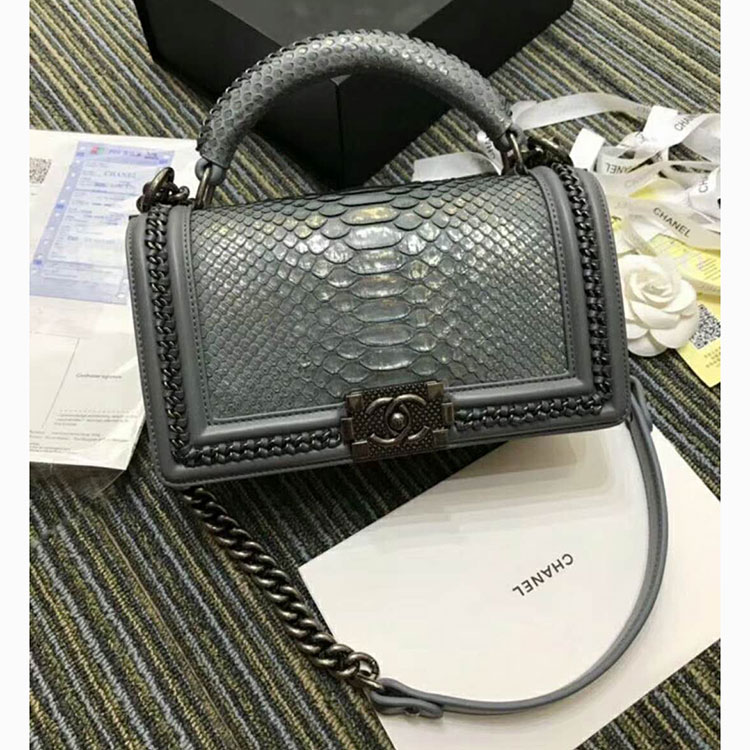 2018 Chanel LeBoy Tote Shoulder Bag