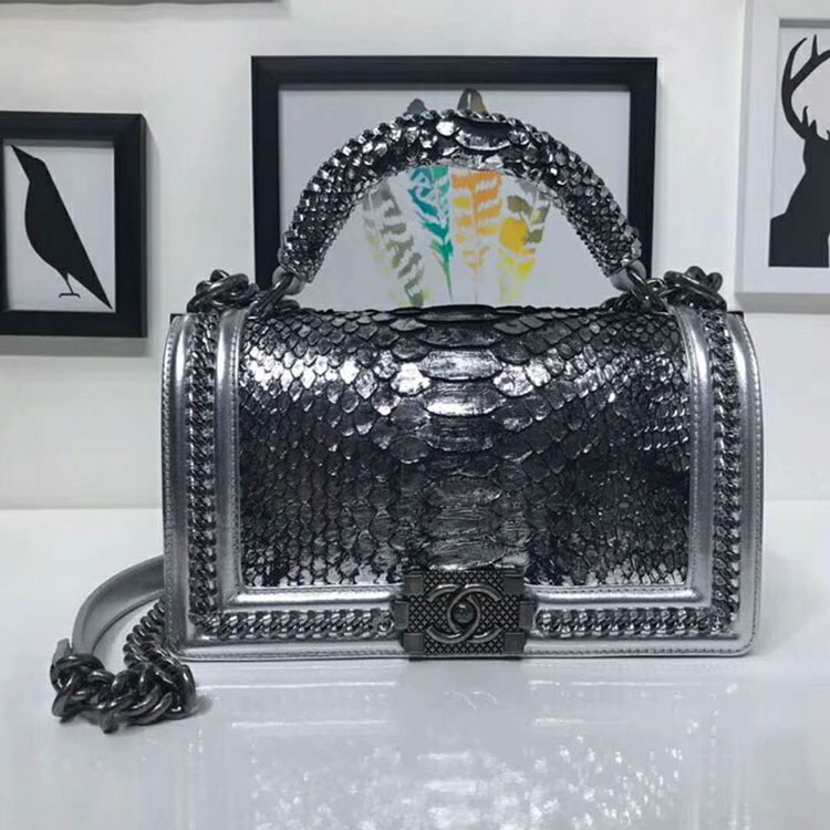 2018 Chanel LeBoy Tote Shoulder Bag