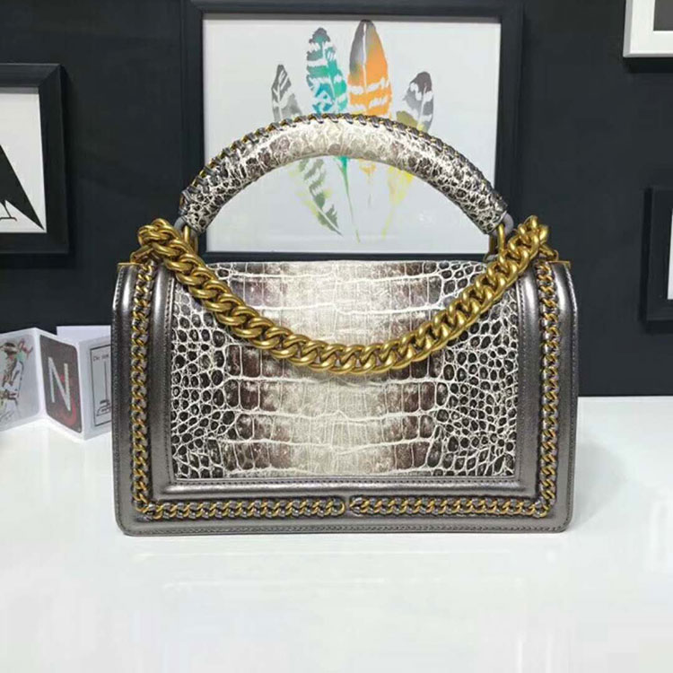 2018 Chanel LeBoy Tote Shoulder Bag