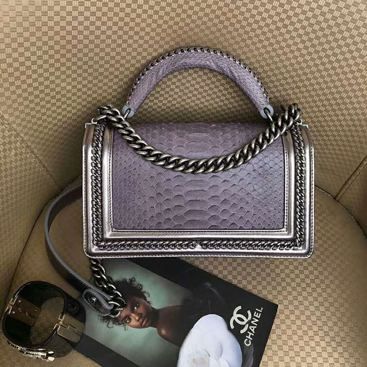 2018 Chanel LeBoy Tote Shoulder Bag