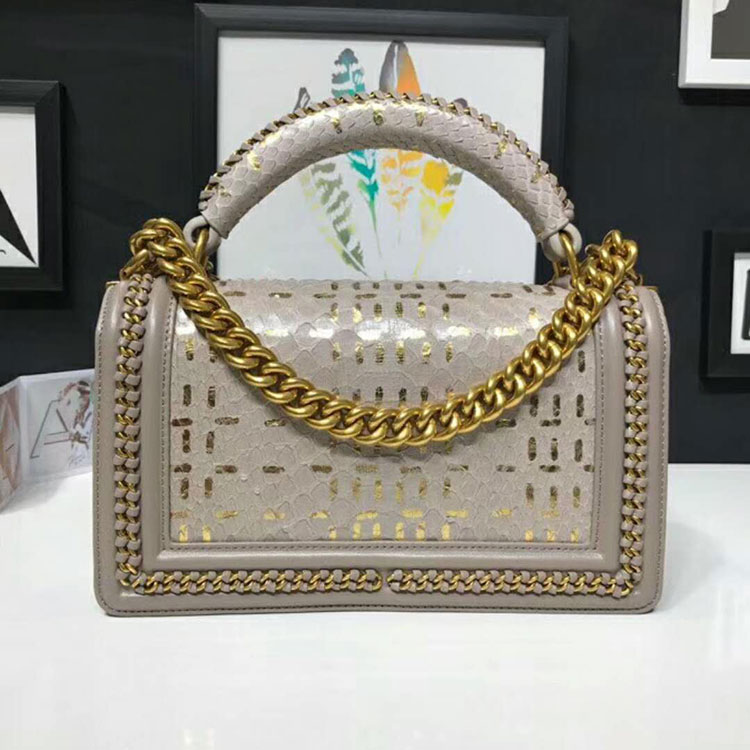 2018 Chanel LeBoy Tote Shoulder Bag