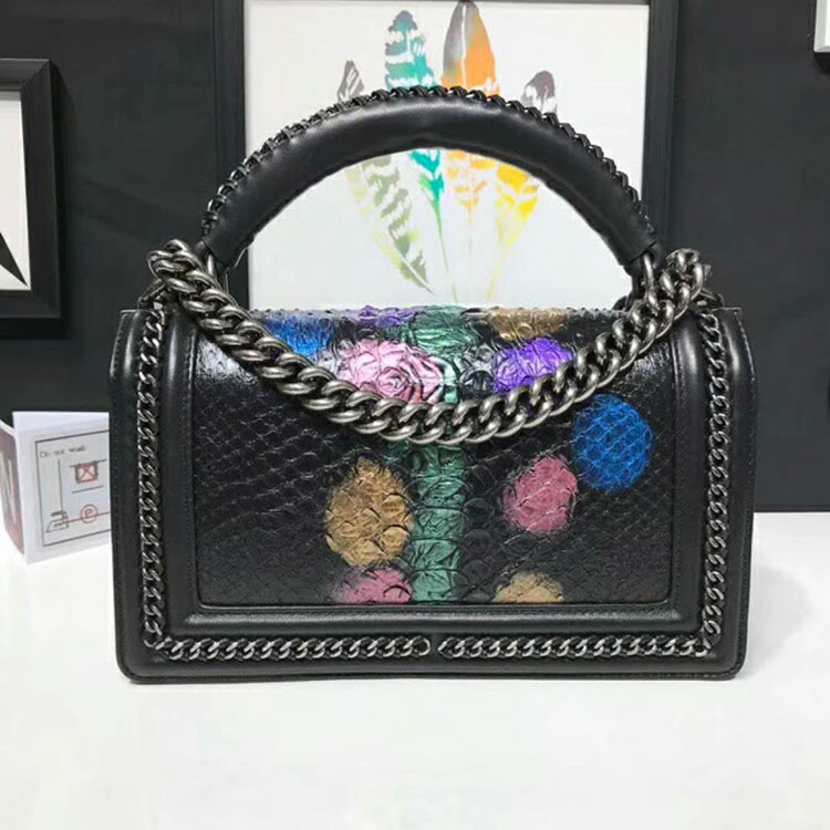 2018 Chanel LeBoy Tote Shoulder Bag