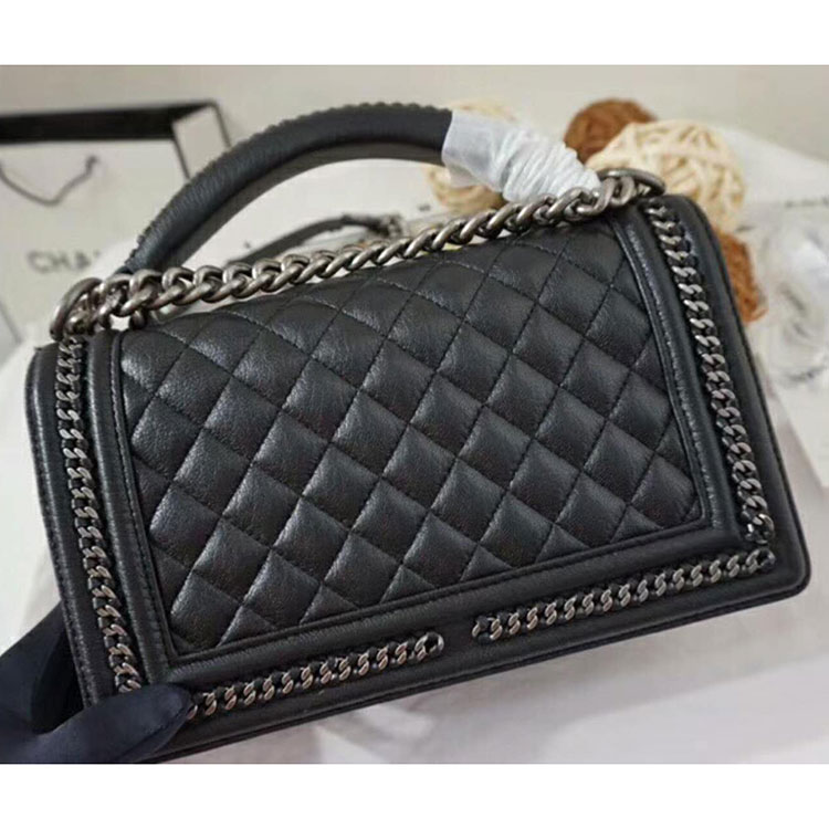 2018 Chanel LeBoy Tote Shoulder Bag