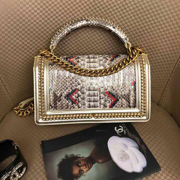 2018 Chanel LeBoy Tote Shoulder Bag