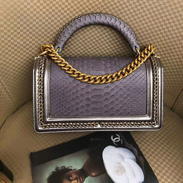 2018 Chanel LeBoy Tote Shoulder Bag