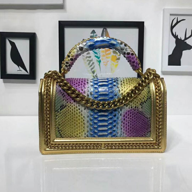 2018 Chanel LeBoy Tote Shoulder Bag