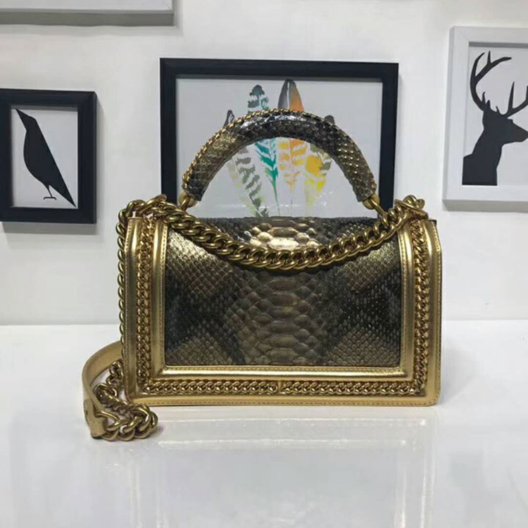 2018 Chanel LeBoy Tote Shoulder Bag