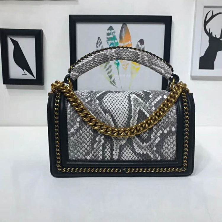 2018 Chanel LeBoy Tote Shoulder Bag