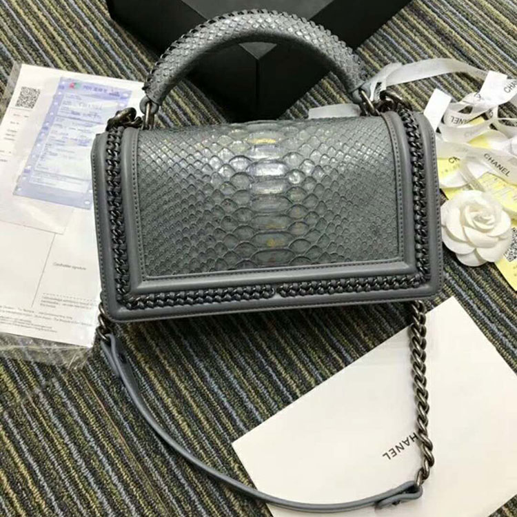 2018 Chanel LeBoy Tote Shoulder Bag