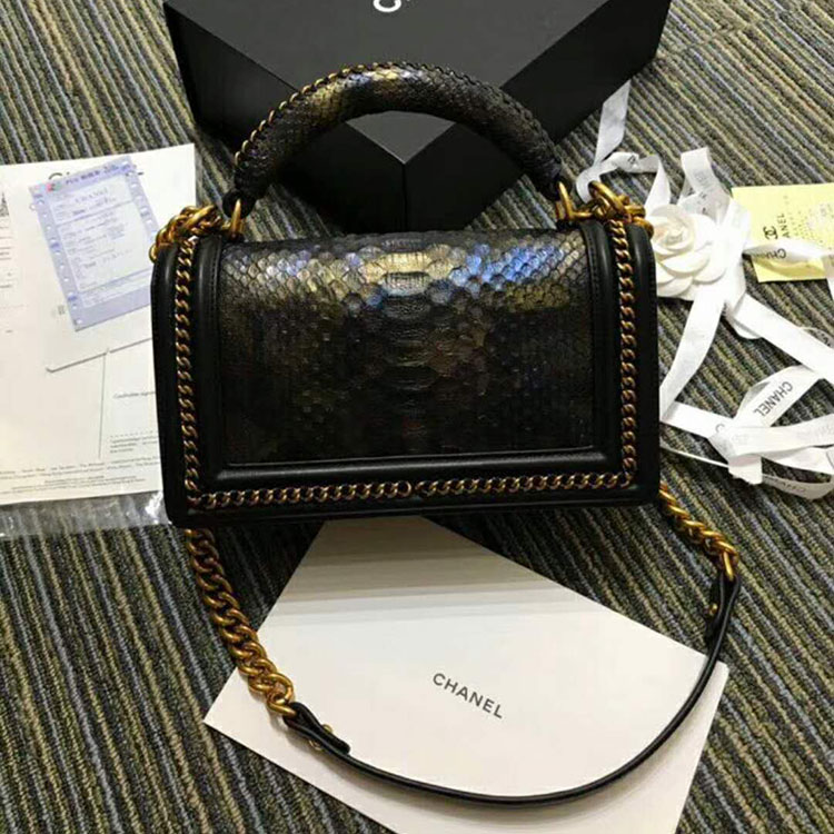 2018 Chanel LeBoy Tote Shoulder Bag