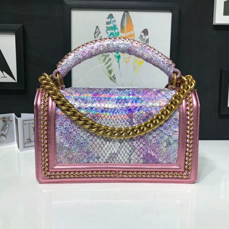 2018 Chanel LeBoy Tote Shoulder Bag