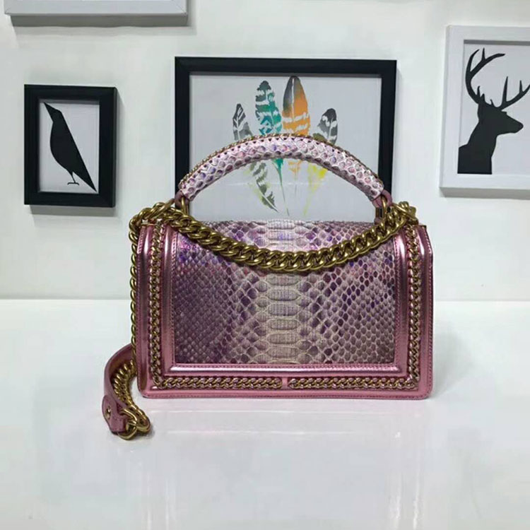 2018 Chanel LeBoy Tote Shoulder Bag