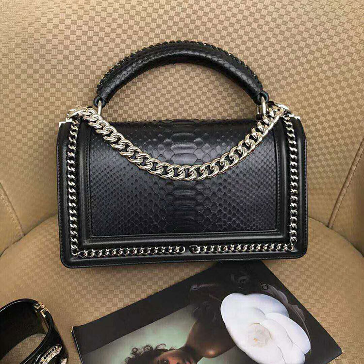 2018 Chanel LeBoy Tote Shoulder Bag