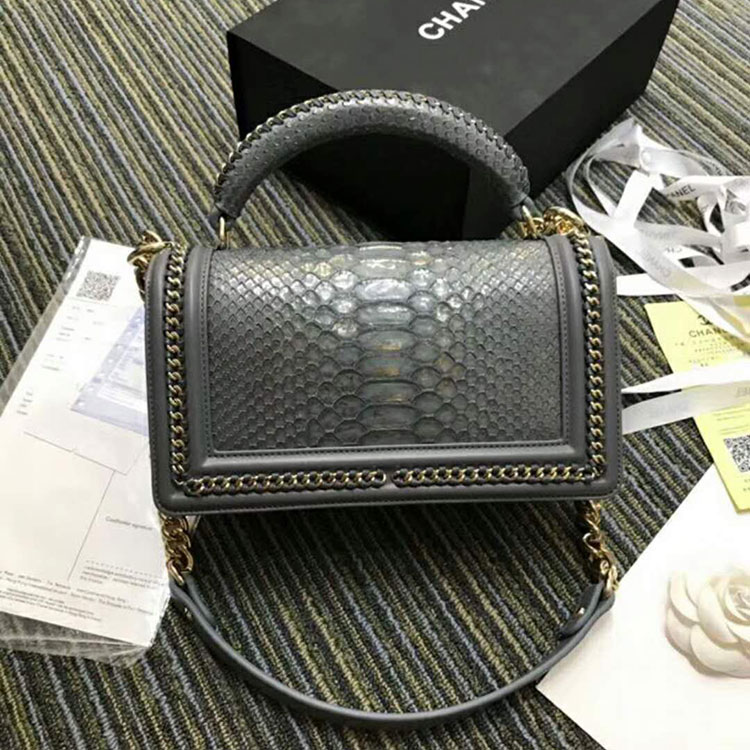 2018 Chanel LeBoy Tote Shoulder Bag