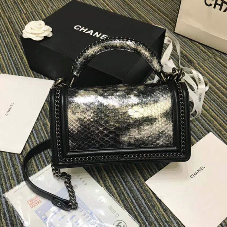 2018 Chanel LeBoy Tote Shoulder Bag