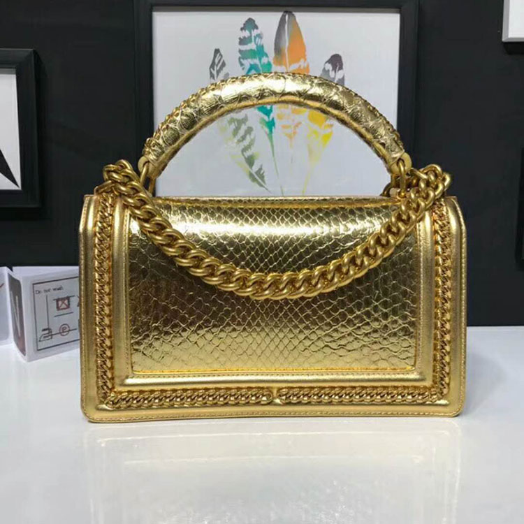 2018 Chanel LeBoy Tote Shoulder Bag