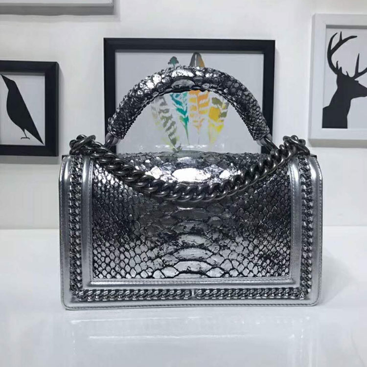 2018 Chanel LeBoy Tote Shoulder Bag