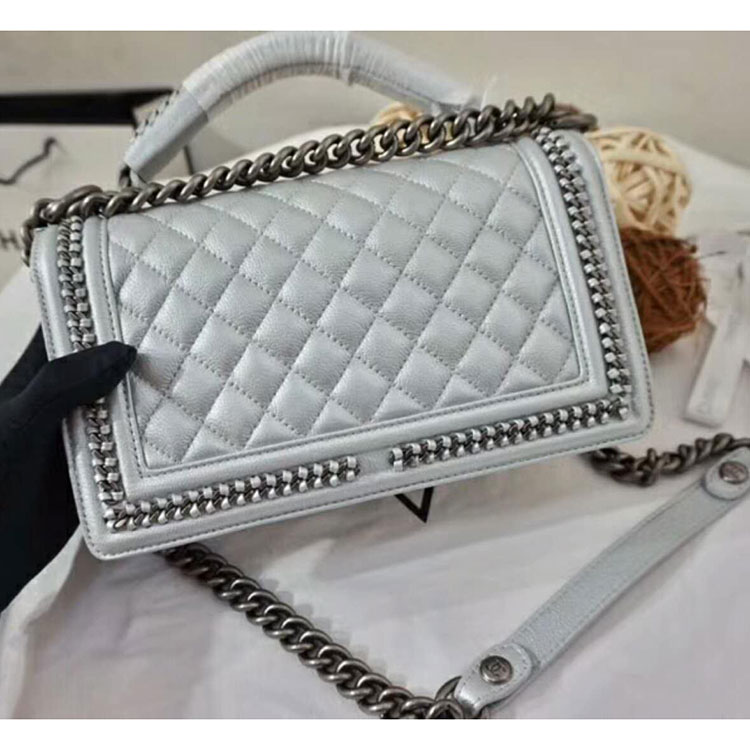 2018 Chanel LeBoy Tote Shoulder Bag