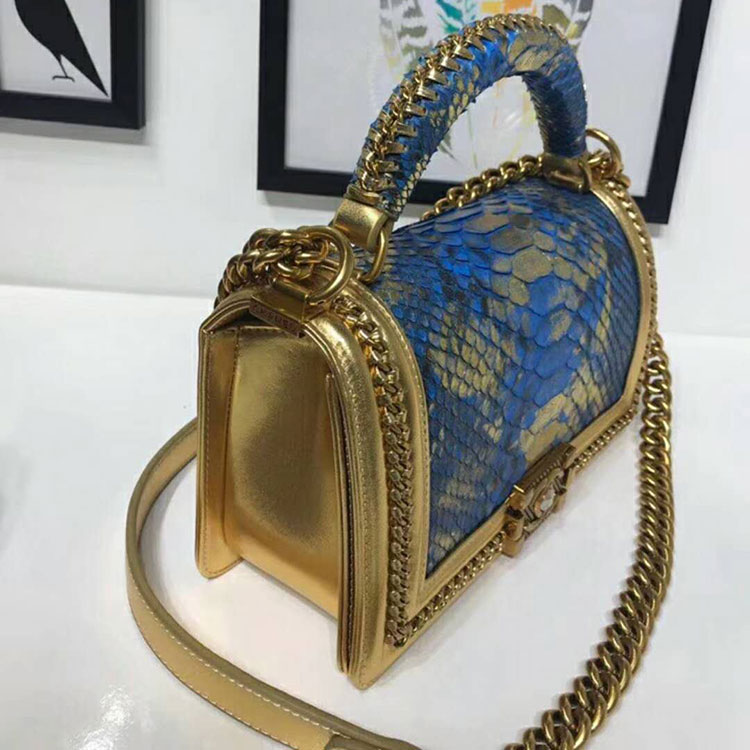 2018 Chanel LeBoy Tote Shoulder Bag