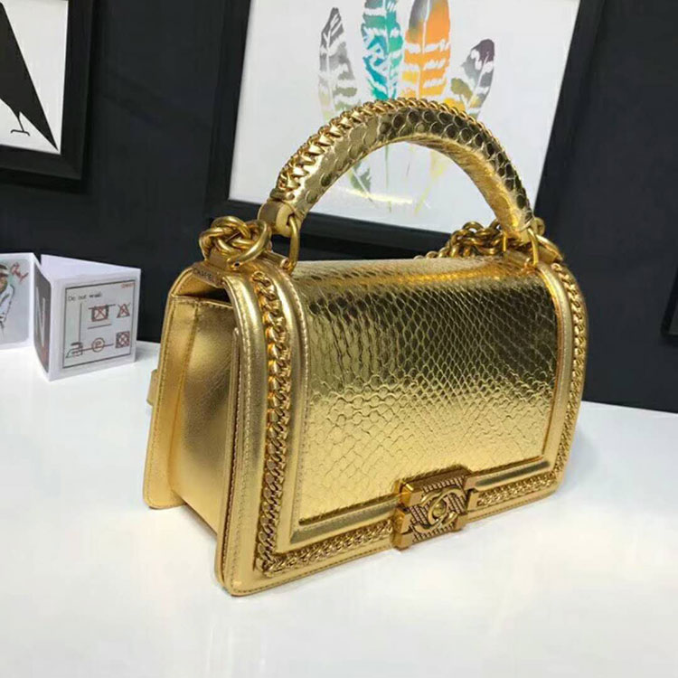 2018 Chanel LeBoy Tote Shoulder Bag