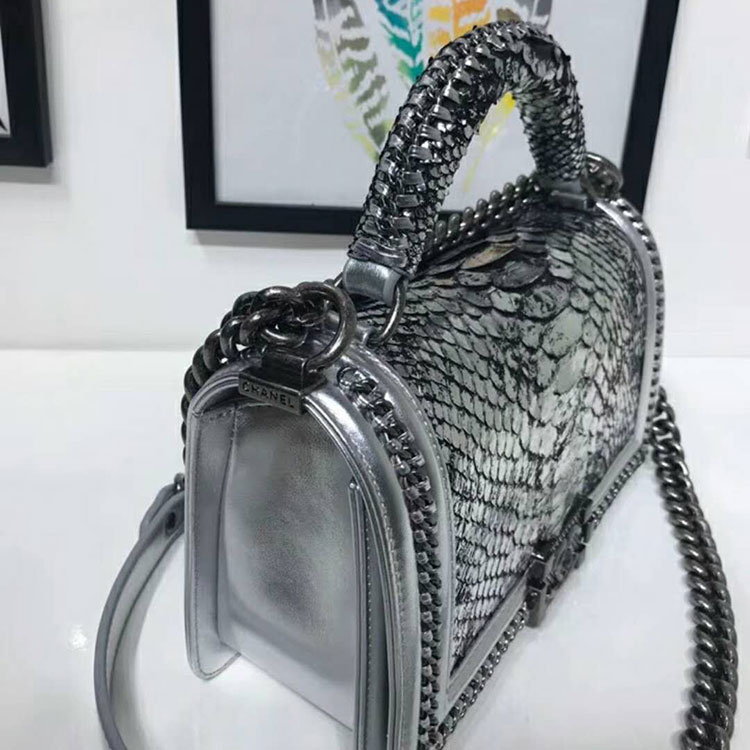 2018 Chanel LeBoy Tote Shoulder Bag