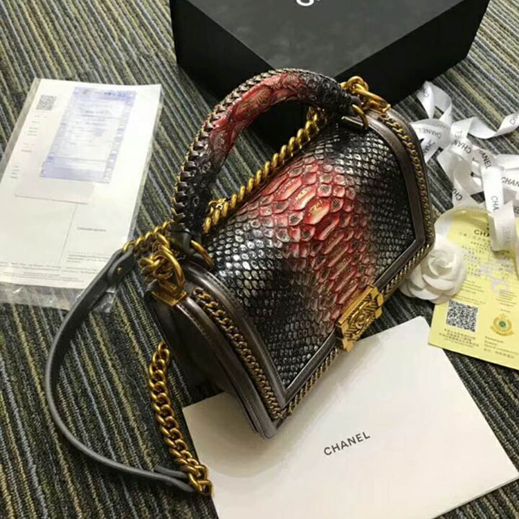 2018 Chanel LeBoy Tote Shoulder Bag