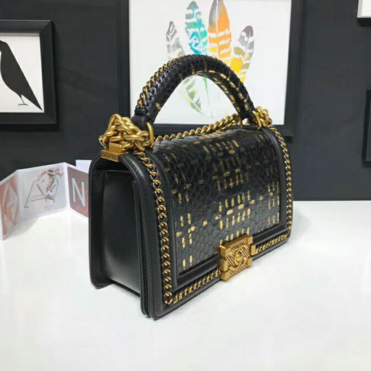 2018 Chanel LeBoy Tote Shoulder Bag