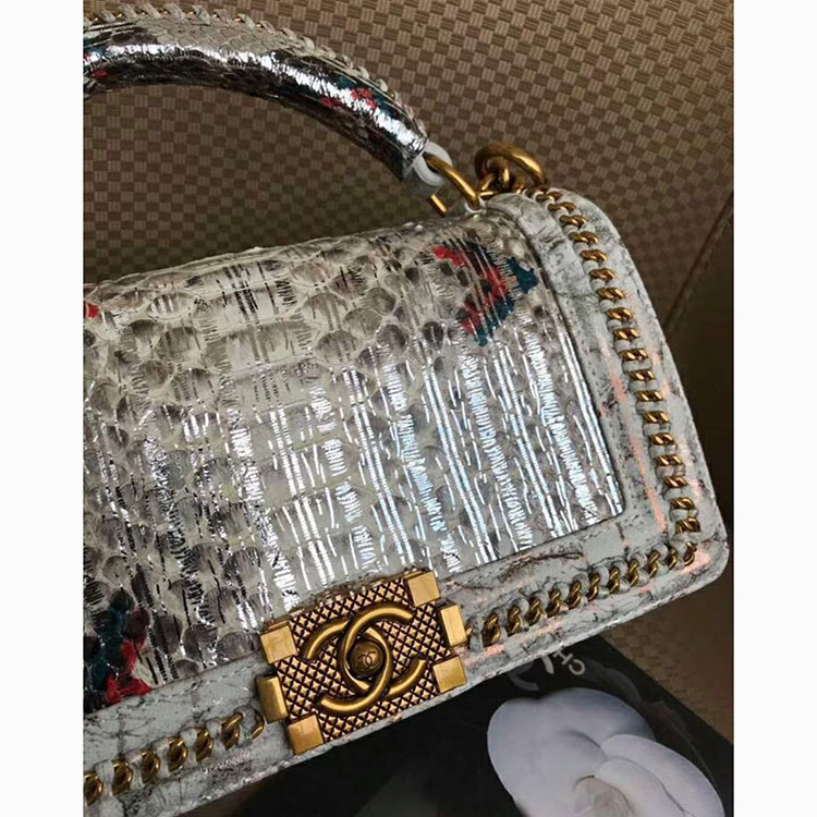 2018 Chanel LeBoy Tote Shoulder Bag